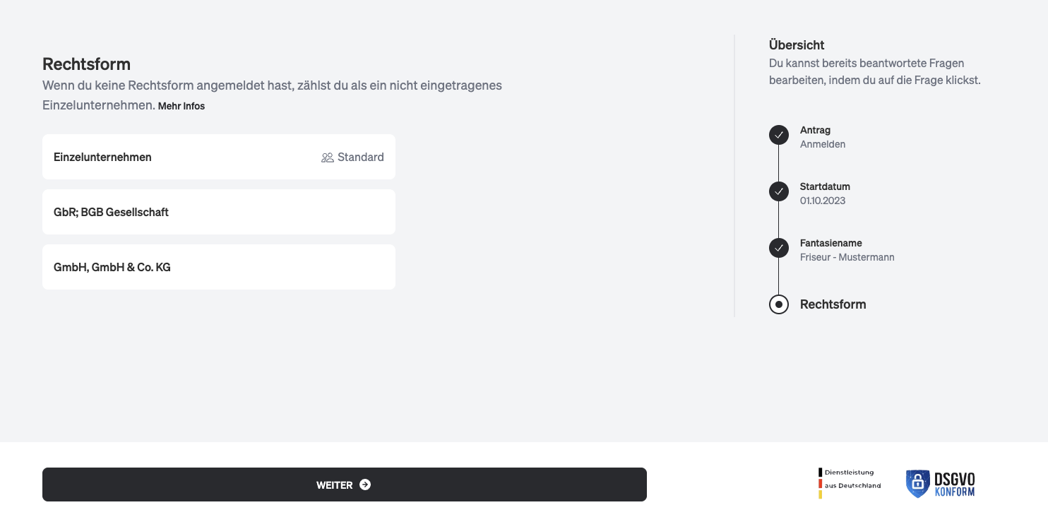 App screenshot